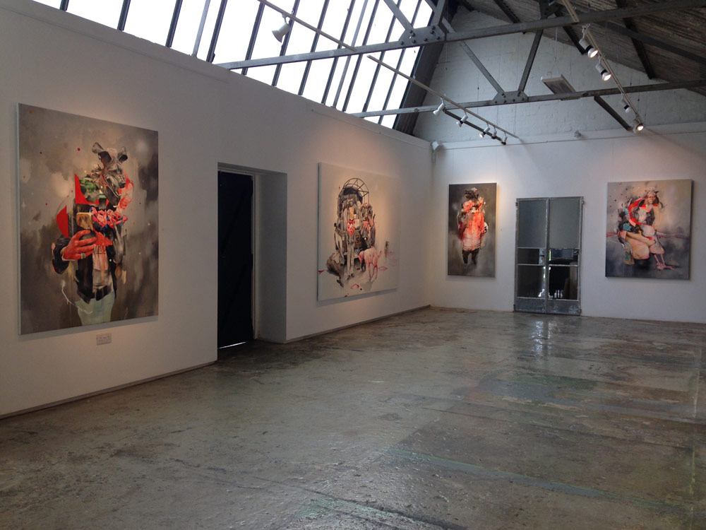 Joram Roukes Art Show In London