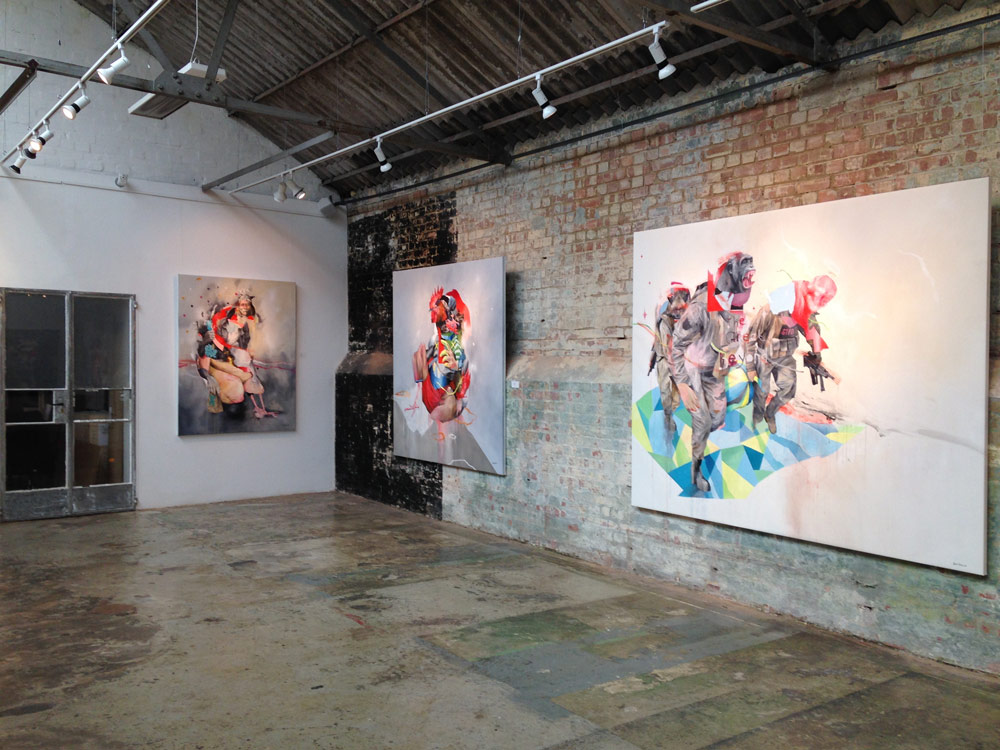 Instalation by Joram Roukes at Stolen Space