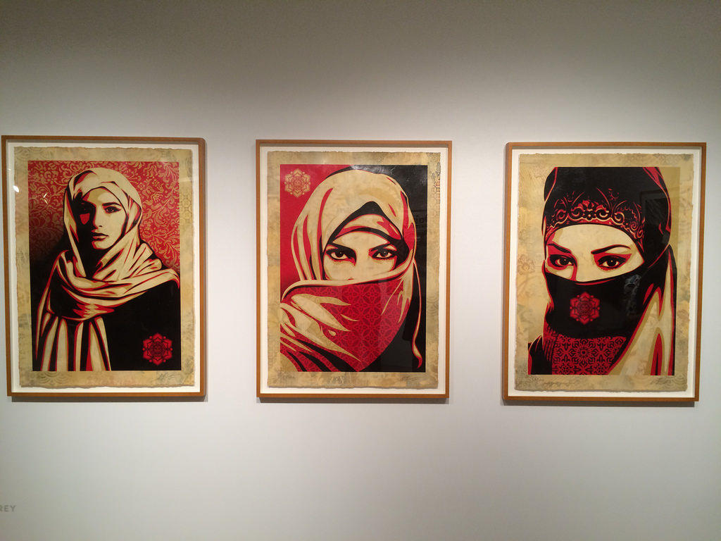Shepard Fairey Editions with Pace Prints.