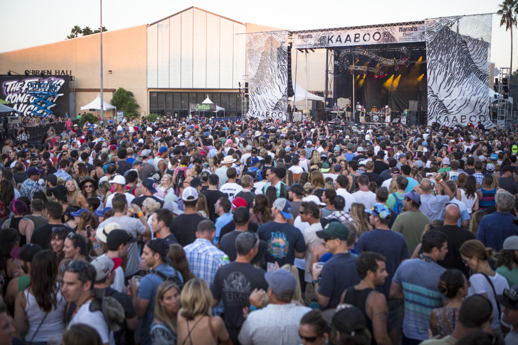 The inaugural 2015 Kaaboo music festival at the Del Mar fairgrounds in San Diego, California. The three day weekend featured over 100 musical acts, comedians, and artists. Headlining the festival were No Doubt, The Zach Brown Band, and the Killers.