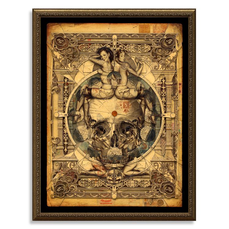Parallax - 18 x 24 Edition With Custom Ornate Frame by Handiedan - Click For More Info