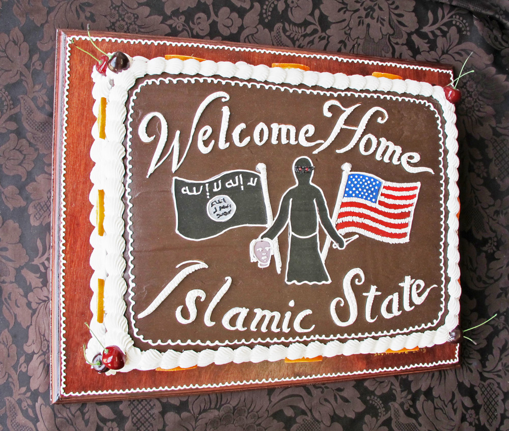 Welcome Home Islamic State - Original Artwork by Scott Hove - Click To Purchase