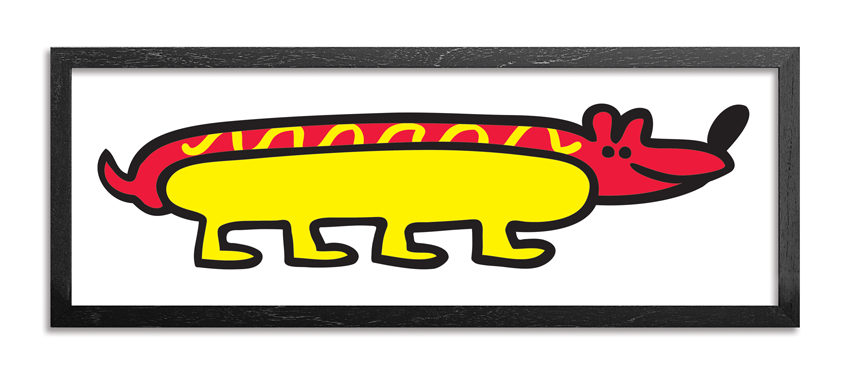 Mustard Dog by Jon Burgerman